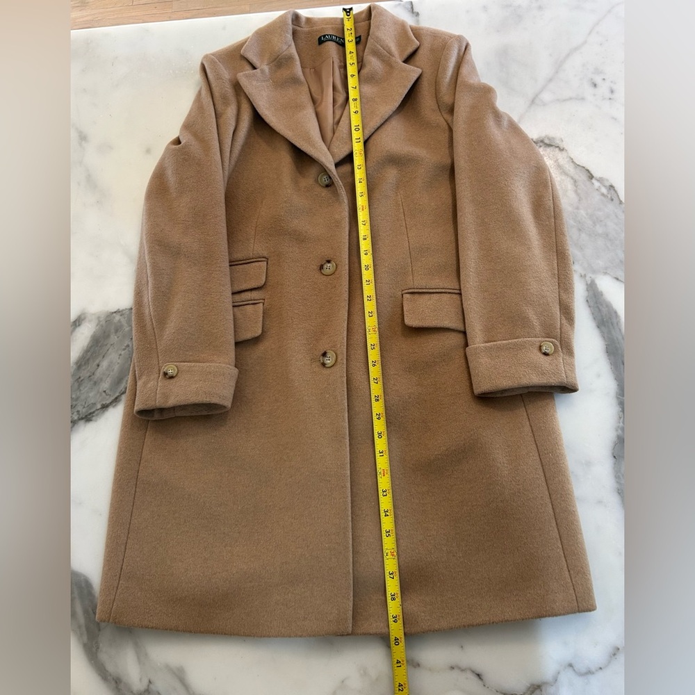 Lauren Ralph Lauren Women's Single-Breasted Walker Coat Size 16W EUC - Picture 6 of 10